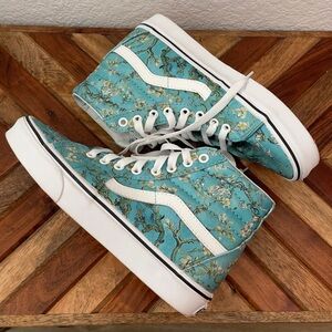 Vans X Vincent Van Gogh SK8-Hi Almond Blossom Size 7.5 Women / 6 Men